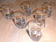 Set of 6 Vintage Whiskey