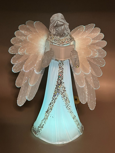 Vtg fiber optic - optic, figurine
