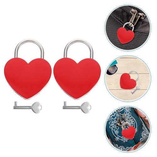 Sets heart shaped love - shaped, locks