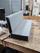 Land Rover Series SWB Rear Inward Facing Bench Seat Back x2 & Base x1 in Caviar