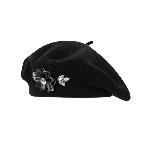 Fashion beret hat rhinestone - beret,