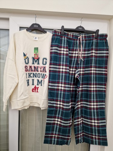 Ladies pyjamas elf theme - ladies,
