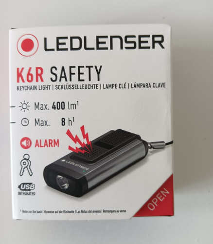 Ledlenser k6r safety keychain - ledlenser,
