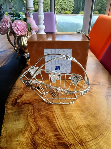 Silver plated wine bottle - plated,