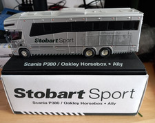 Atlas Editions Stobart Scania P380 Oakley Horsebox 1/76. "Ally"
