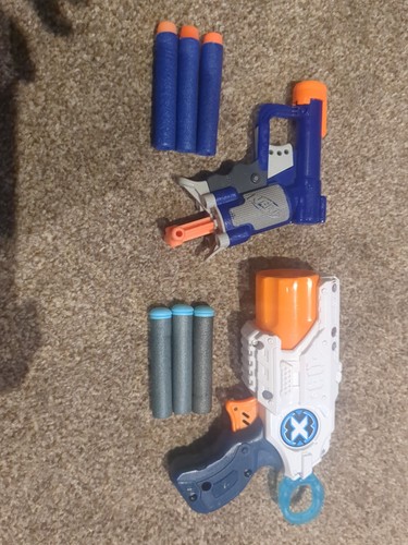 Xshot and nerf pistol bundle - a,
