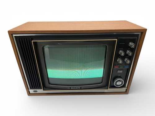 Retro sony trinitron colour - colour, tv