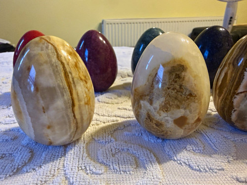 Lot polished onyx crystal - lot,