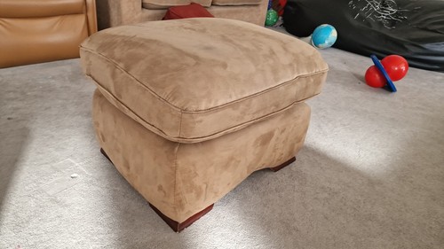 Suede pouffe top - suede,