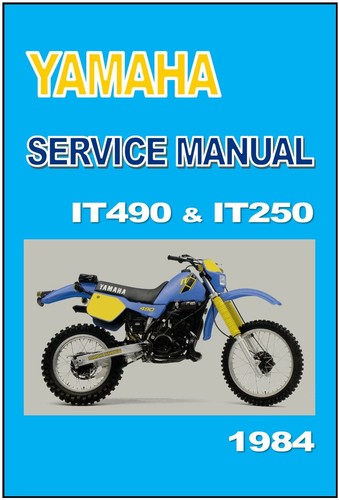 Yamaha workshop manual it490 - yamaha, &