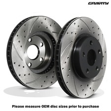 FRONT DRILLED GROOVED 275MM