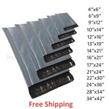 Strong grey plastic mailing - plastic,