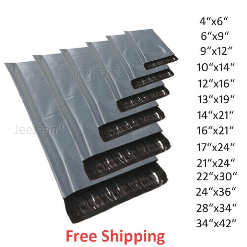 Strong grey plastic mailing - strong,