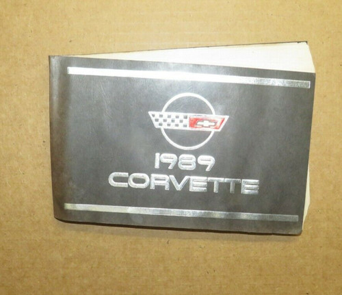 1989 corvette owners - corvette, manual