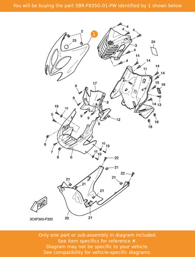 Yamaha body front - front, 1