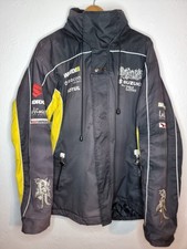 Suzuki Vintage Racing Relentless Coat Jacket Full Zip Black/Yellow Size Xl