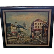 Oil Painting Of A Pariessen
