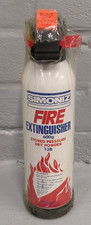 Vintage 1990 Simoniz 600g Dry Powder Fire Extinguisher Display / Collectors Item
