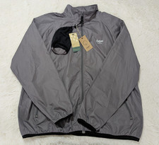Cotton Traders Packaway Jacket Mens 2XL Grey Waterproof Windbreaker UNWORN Tags