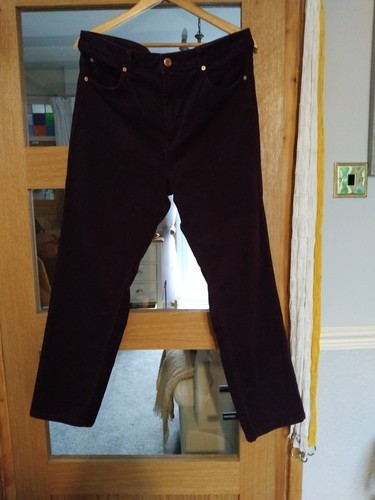 Ladies purple berry corduroy - ladies, purple/berry