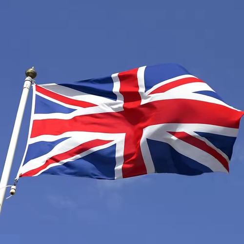 Union jack flag - flag, brass