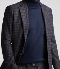 Jeff Banks Brown Check Suit