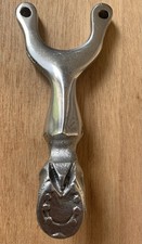POLISHED ALUMINIUM  SLINGSHOT / CATAPULT  BRAND NEW LUCKY HORSESHOE HUNTING