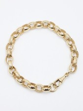 9ct yellow solid gold half - yellow,