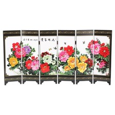  Small Chinese Screen Miniature Folding Decorative House Desktop Ornament