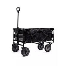 Black+Decker Collapsible Wagon Garden Cart Trolley Wheelbarrow Folding 80kg