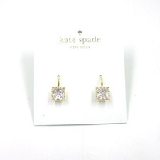 Signed Kate Spade Square Mini Studs Earrings