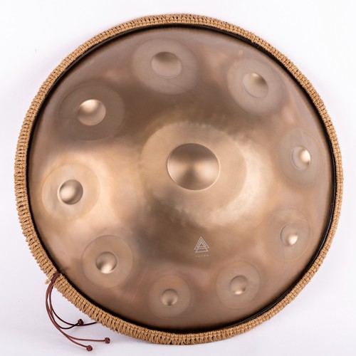 Tetra handpan drum kurd gold - d,