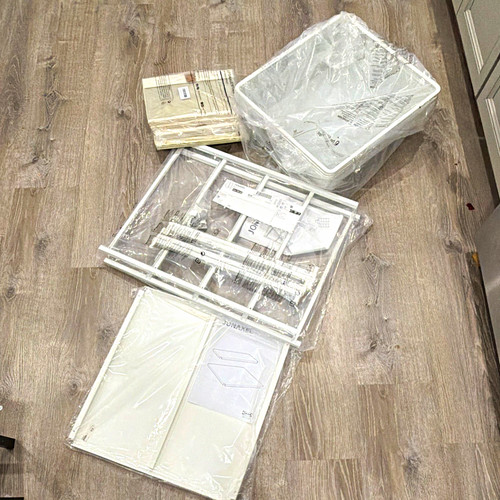 Ikea jonaxel white metal - ikea, mesh
