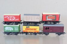 HORNBY LIMA RAKE of 6 PRIME PORK KIT KAT GOLDEN SHRED McCAIN GOODS VAN WAGON og