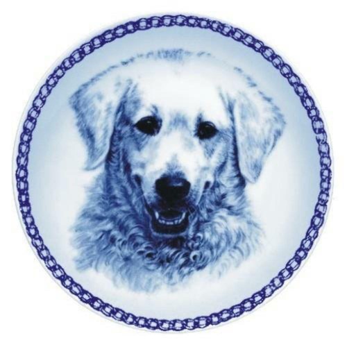 Kuvasz dog plate made in - kuvasz,