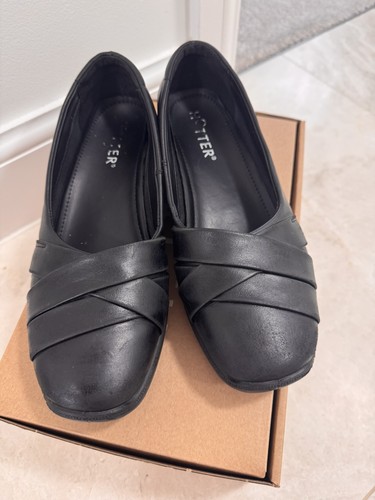 Hotter black leather - , shoes