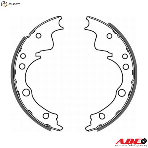 Brake shoe set c0e001abe for - shoe,