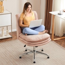Pink Microfiber Home Office