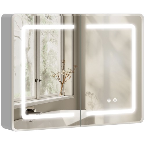 Homcom cm led bathroom - homcom,