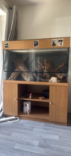 Large glass reptile vivarium - glass,