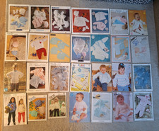 Knitting Patterns Babies Children’s Toddler Toys Vintage Modern Peter Pan Bundle