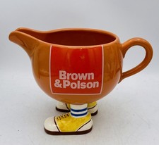 FAB RETRO CARLTON WALKING WARE BROWN & POLSON JUG 1970s