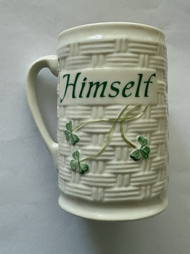 Belleek porcelain himself mug - belleek,