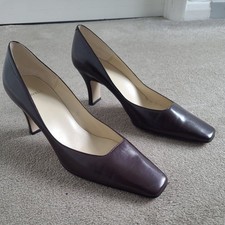 Carvela Brown Leather Court Shoes Size 6.5 40
