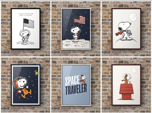 Snoopy art print poster - snoopy,