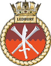 HMS Ledbury Royal Navy Sticker