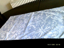 BNWOT Single Duvet Cover & 1 Pillowcase. light blue/white. floral design