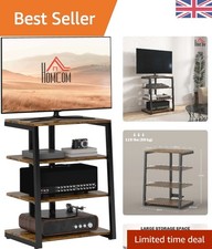 Stylish 4-Tier HiFi Stand with