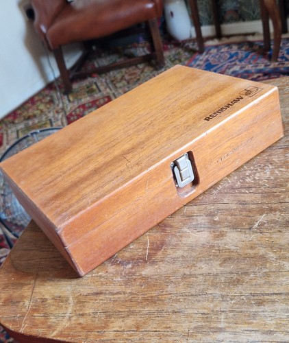 Vintage wooden renishaw case - vintage,