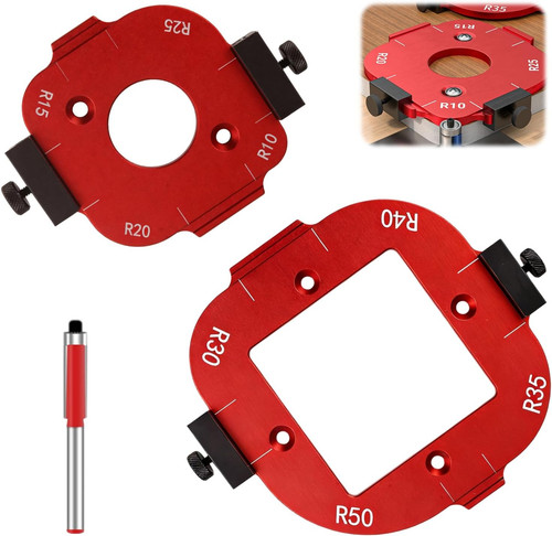 Corner radius jig router - corner,
